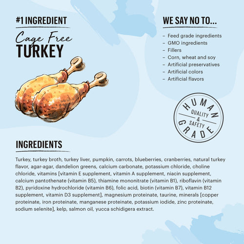 The Honest Cate Kitchen Grain Free Pate Turkey Recipe Cat Food