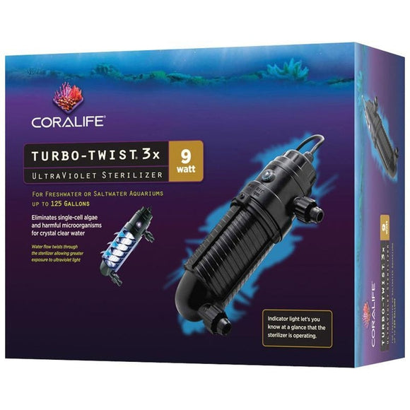 CORALIFE TURBO-TWIST ULTRAVIOLET STERILIZER