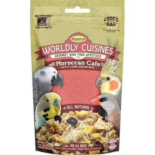 HIGGINS WORLDLY CUISINES BIRD FOOD APPETIZER